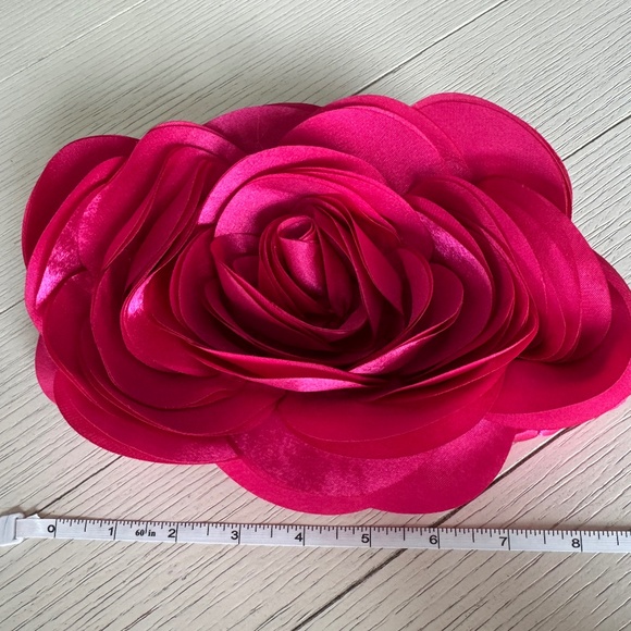 Bywen Rose Pattern Party Clutch - Picture 1 of 4